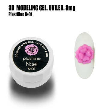 3D Modeling Gel Uviled plastilin 123232