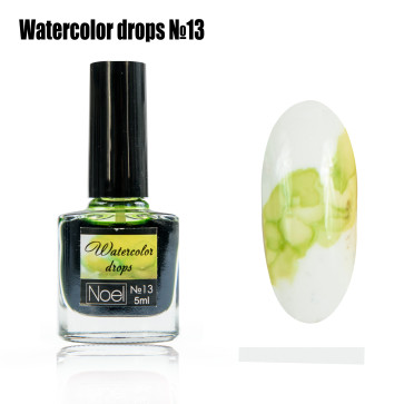 Watercolor drops 13213