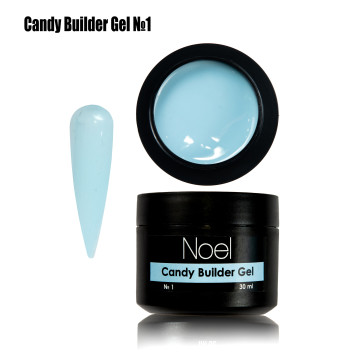 Candy Builder Gel №1 строительный цветной гель для моделирования и укрепление ногтей Noel™12321