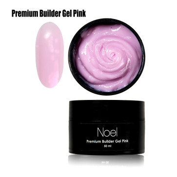 Premium builder gel pink гель-желе для наращивание ногтей Noel™12312