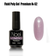 Fluid Poly Gel Premium №G2 жидкий полигель с шимером (с мелкими блестками) Noel™