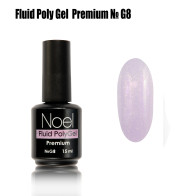 Fluid Poly Gel Premium №G8 жидкий полигель с шимером (с мелкими блестками) Noel™
