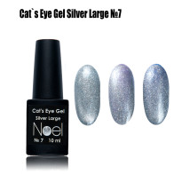 Cat’s Eye Gel Silver Large №7 гель-лак кошачий глаз серебро крупное Noel™