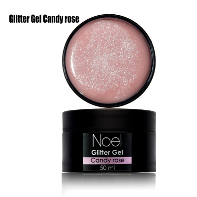 Glitter Gel Candy rose — 50ml