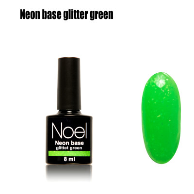 Neon base glitter green — 8ml2424