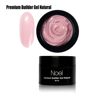 Premium builder gel Natural гель-желе для наращивание ногтей Noel™1231