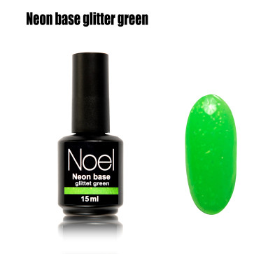 Neon base glitter green — 15ml1231