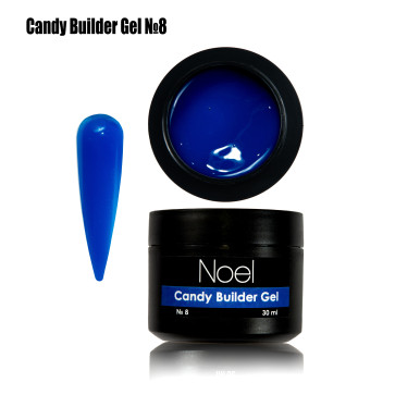 Candy Builder Gel №8 строительный цветной гель для моделирования и укрепление ногтей Noel™1231