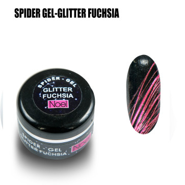 Spider Gel Glitter Fuchsia123