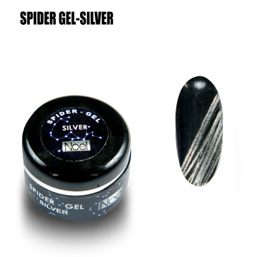 Spider Gel Silver гель-павутинка для дизайну нігтів Noel™