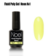 Fluid Poly Gel Neon №1 рідкий неоновий полігель Noel™