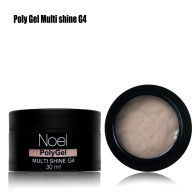 PolyGel Multi shine №G4 полігель з дрібними блискітками для нарощування нігтів Noel™