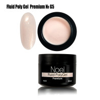 Fluid Poly Gel Premium №G5 рідкий полігель з шимером (з дрібними блискітками) Noel™