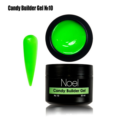 Candy Builder Gel №10 строительный цветной гель для моделирования и укрепление ногтей Noel™21