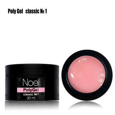 Poly Gel classic №1 полигель для наращивание ногтей Noel™12313