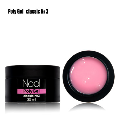 Poly Gel classic №3 полигель для наращивание ногтей Noel™21312