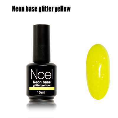 Neon base glitter yellow — 15ml12312