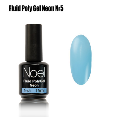 Fluid Poly Gel Neon №5 жидкий неоновый полигель Noel™1231