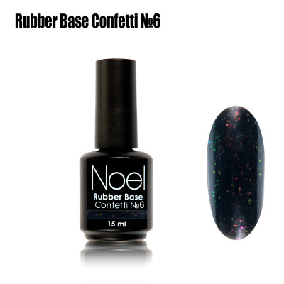 Rubber Base Confetti 6 — 15ml1231