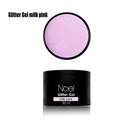 Glitter Gel milk pink — 30ml