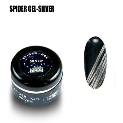 Spider Gel Silver гель-павутинка для дизайну нігтів Noel™
